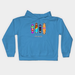 Skateboard Sidewalk Surfing Kids Hoodie